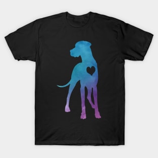 Great Dane Watercolor T-Shirt